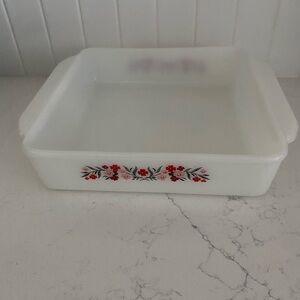 Floral Square Bakeware Dish